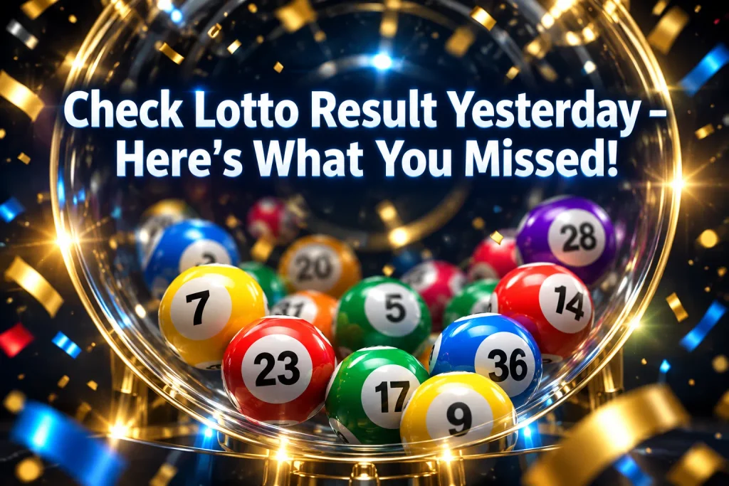 Lotto Result Yesterday