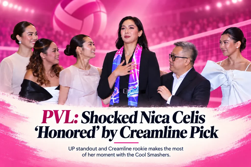 PVL Shocked Nica Celis Honored by Creamline Pick