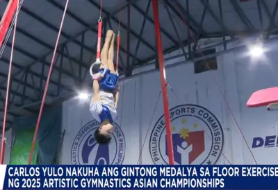 Carlos Yulo Bags Double Bronze in Asian Gymnastics Championships