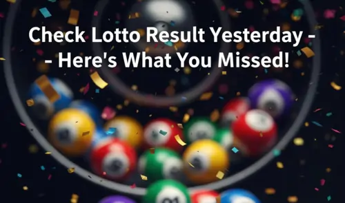 lotto result yesterday